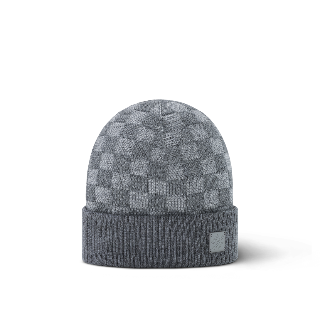 Louis Vuitton グレー ニット帽 Neo Petit Damier Beanie S00 - Accessories | LOUIS VUITTON